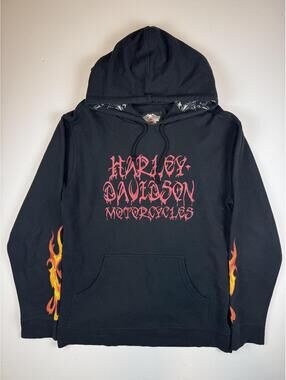 Harley Davidson Skull Clown Hoodie